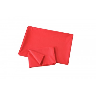 Pamuklu Çarşaf Seti Kırmızı (180x260 cm)